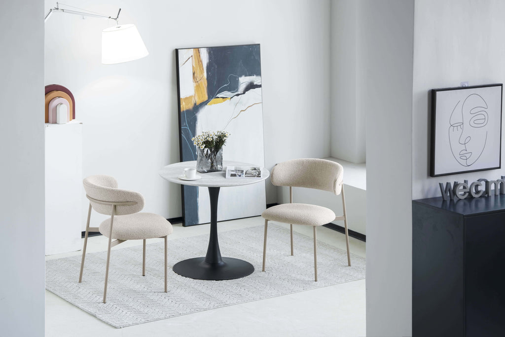 2er Set Polsterstühle Diana Beige - FURNHOUSE