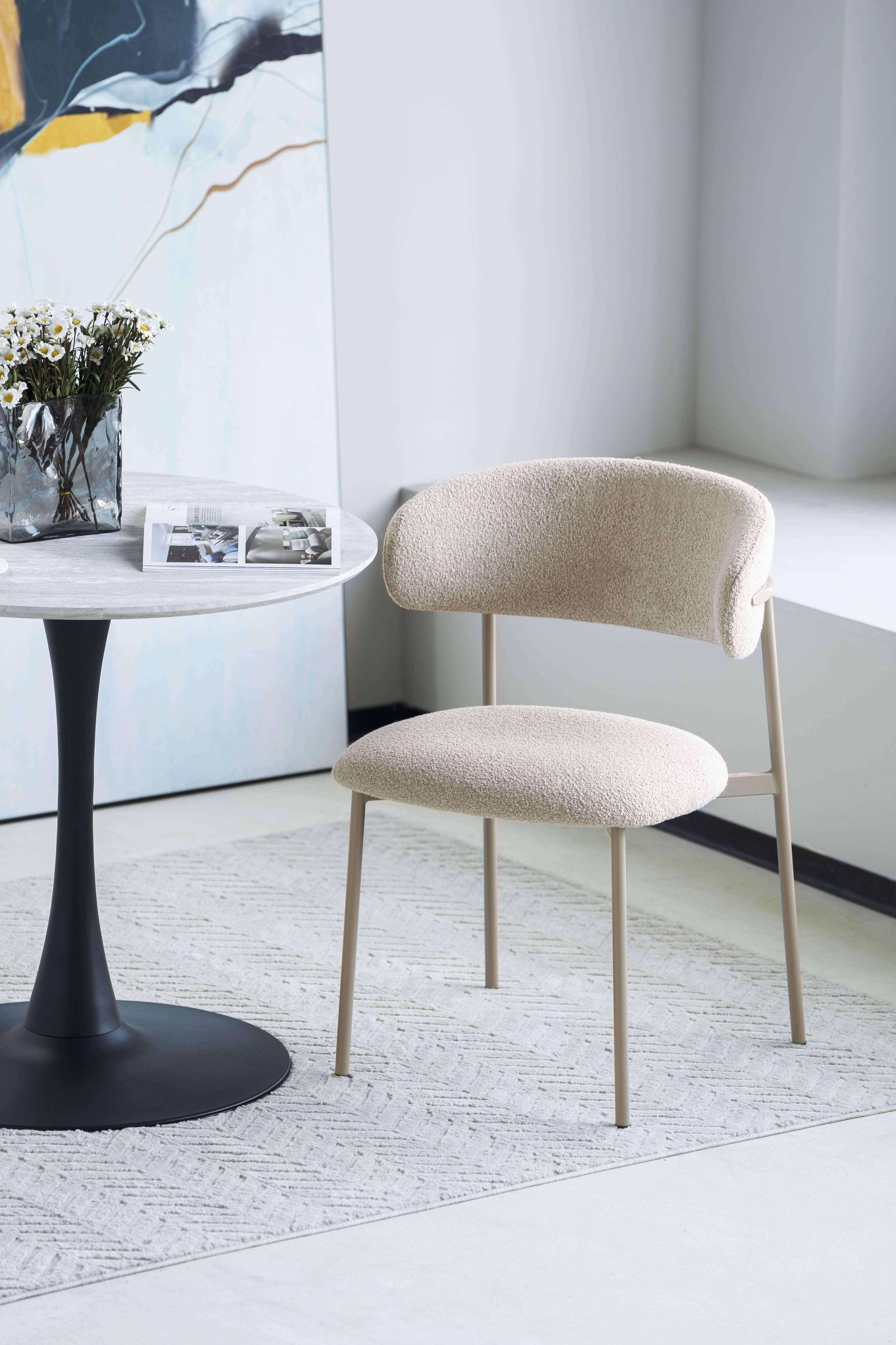2er Set Polsterstühle Diana Beige - FURNHOUSE