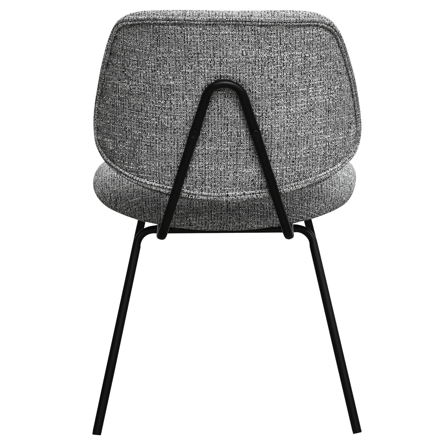 Sofia Esszimmerstühle 2er Set - Bouclé-Stoff Grau
