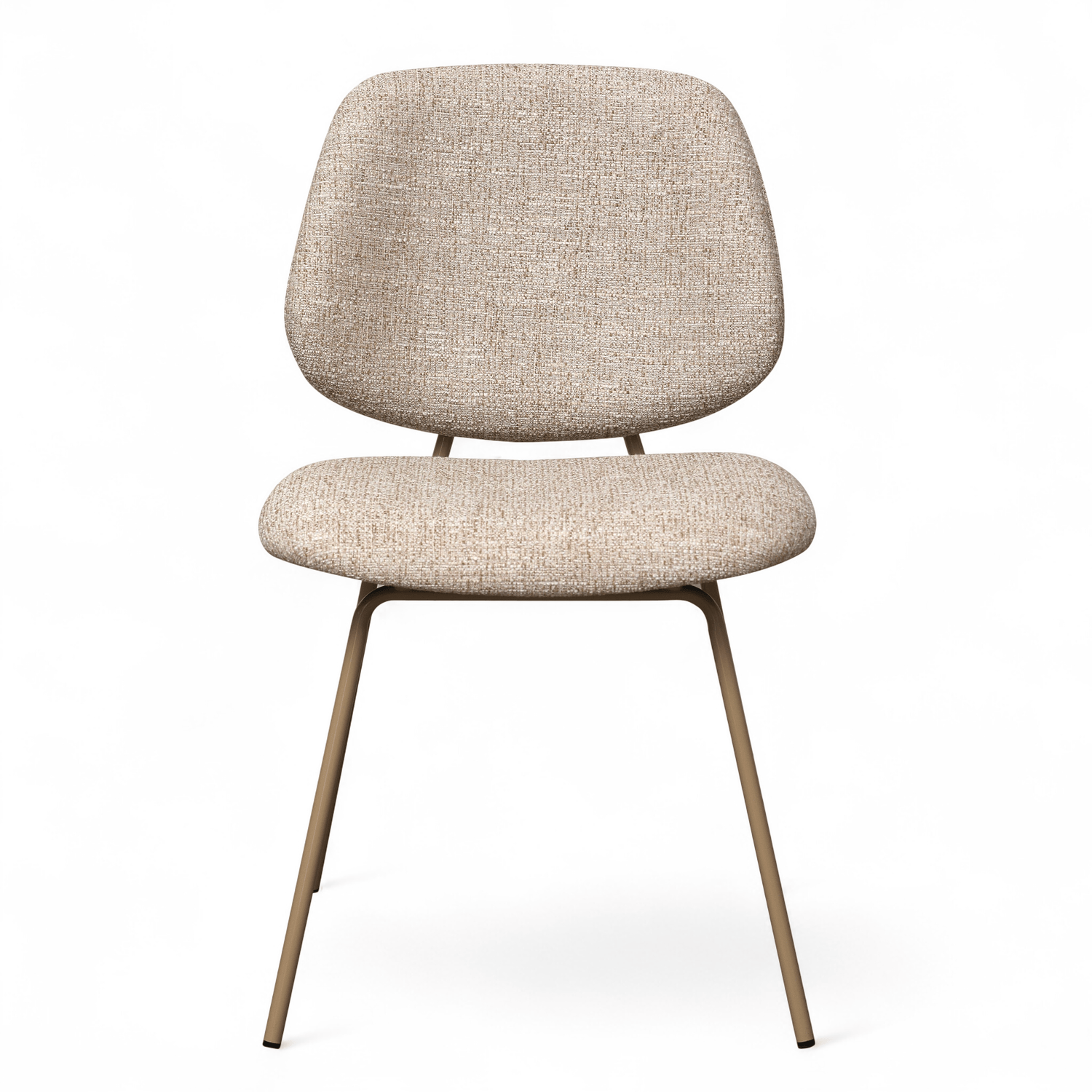 Sofia Esszimmerstühle 2er Set - Bouclé-Stoff Beige