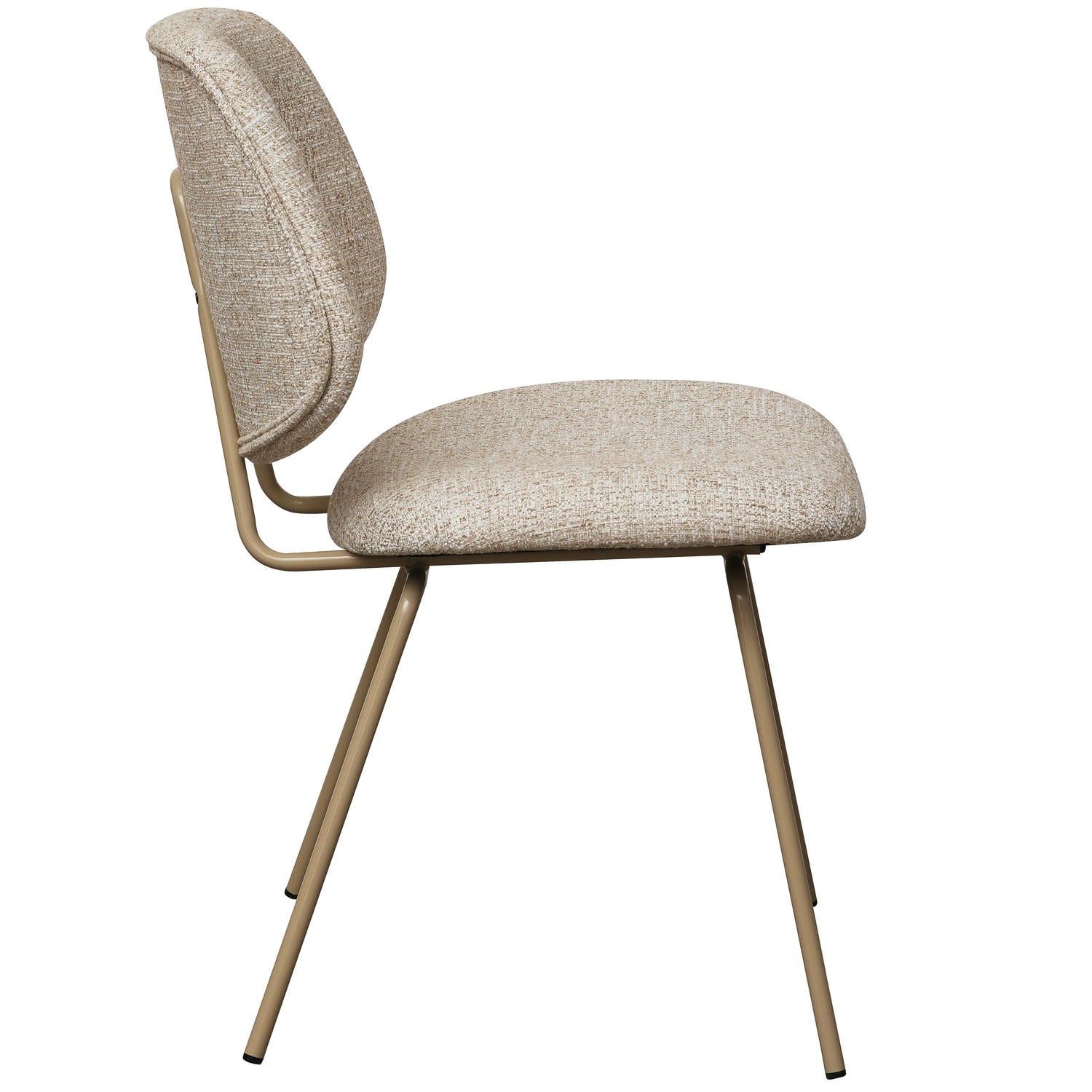 Sofia Esszimmerstühle 2er Set - Bouclé-Stoff Beige