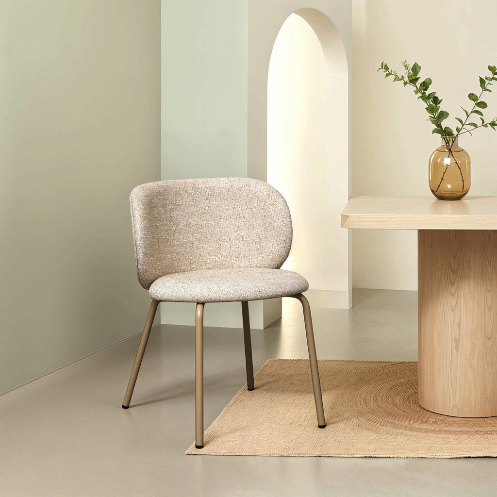 4er Set Esszimmerstühle Nanna - Beige
