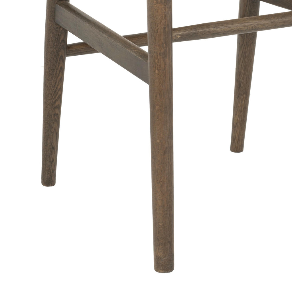 Essgruppe mit 6 Stühle und Esstisch - ø120 cm - Ausziehbar bis 220 cm Räuchereiche - FURNHOUSE