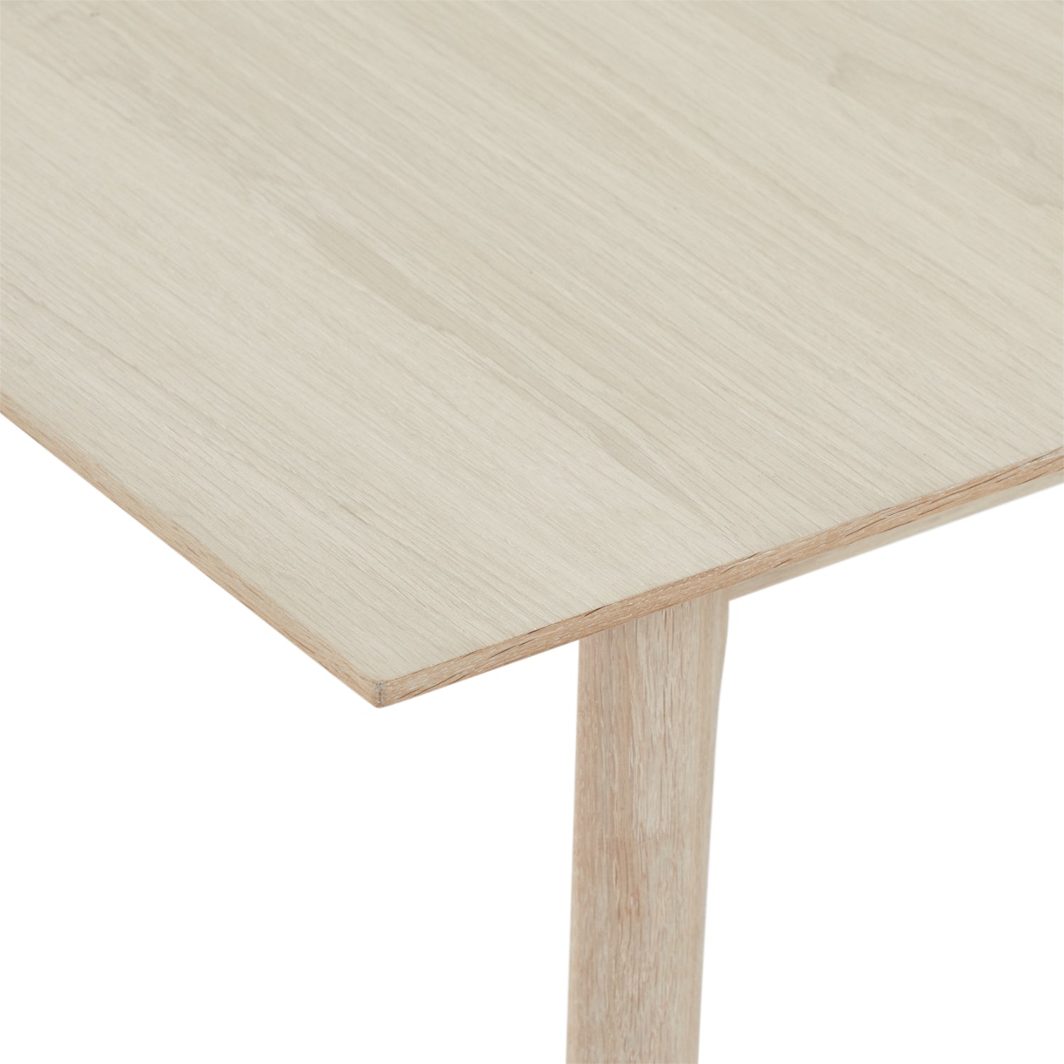 Rechteckiger Essstisch Porto - Inklusive 2 Ansteckplatten - Eiche massiv 220x105 cm - FURNHOUSE