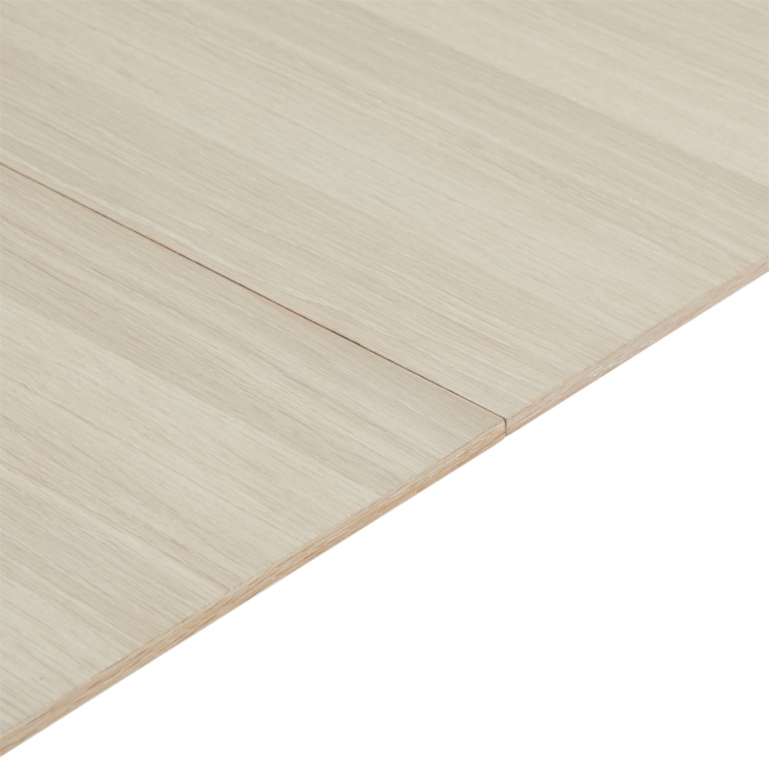 Rechteckiger Essstisch Porto - Inklusive 2 Ansteckplatten - Eiche massiv 220x105 cm - FURNHOUSE