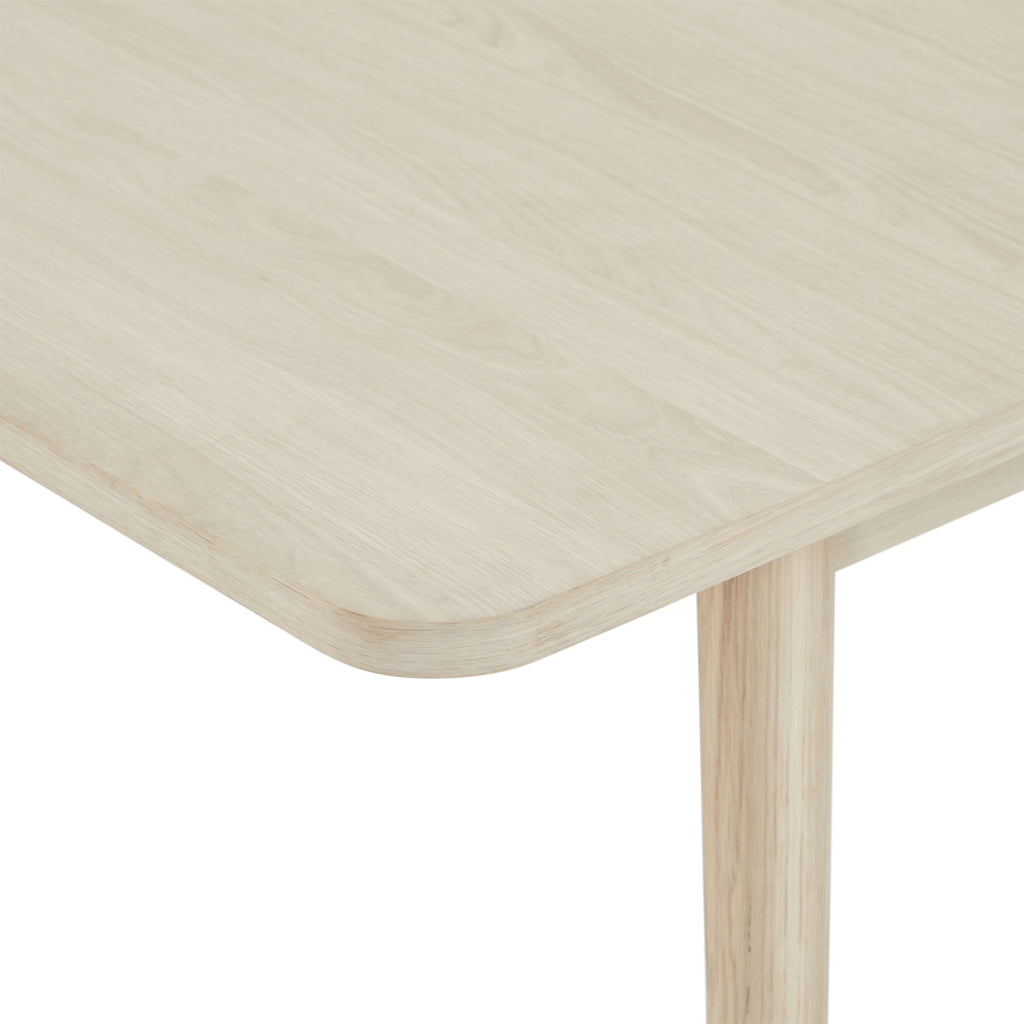 Rechteckiger Essstisch Nyborg - Inklusive 2 Ansteckplatten - Eiche massiv 200x100 cm - FURNHOUSE