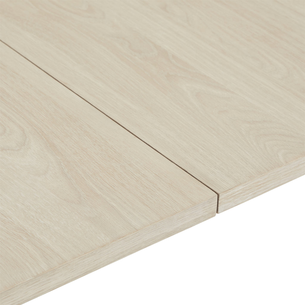 Rechteckiger Essstisch Nyborg - Inklusive 2 Ansteckplatten - Eiche massiv 200x100 cm - FURNHOUSE
