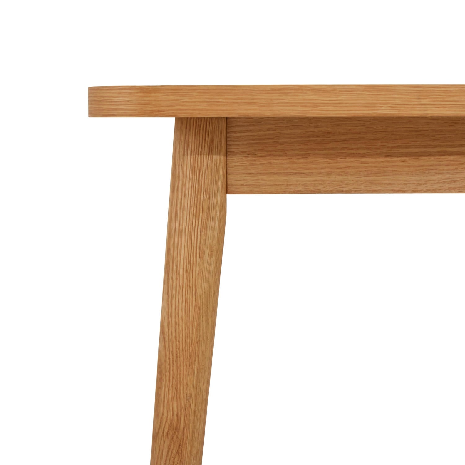 Nyborg Rechteckiger Esstisch 200x100 cm - Ausziehbar bis 300 cm - Wildeiche Natur
