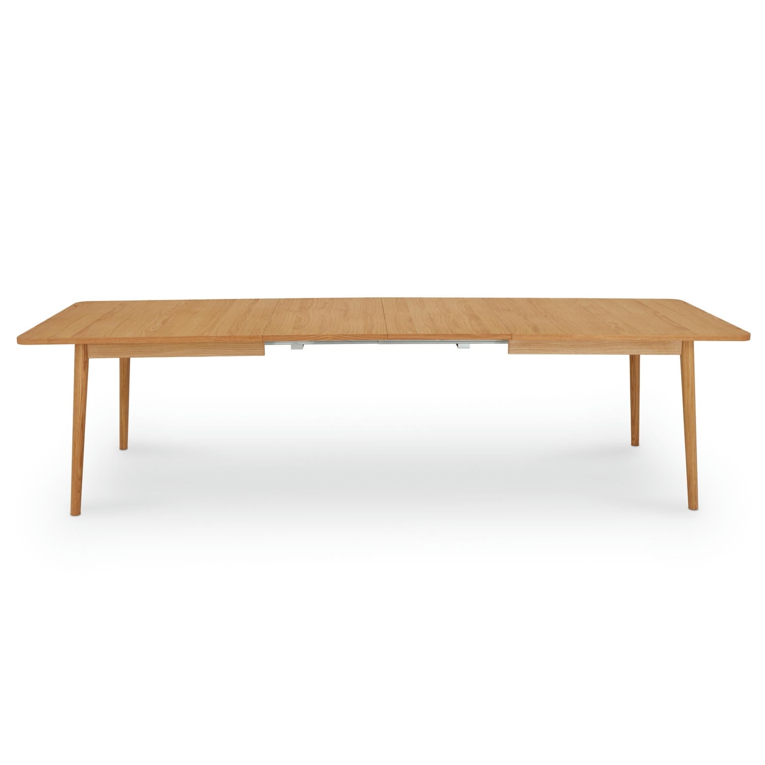 Nyborg Rechteckiger Esstisch 200x100 cm - Ausziehbar bis 300 cm - Wildeiche Natur