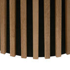 Essgruppe mit 4 Stühle und Esstisch - ø140 cm - Ausziehbar bis 240 cm Wildeiche - FURNHOUSE