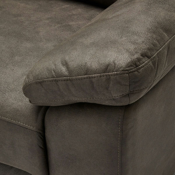 2-Sitzer Elektrisch Relaxsofa Selesta - Braun Stoff - FURNHOUSE