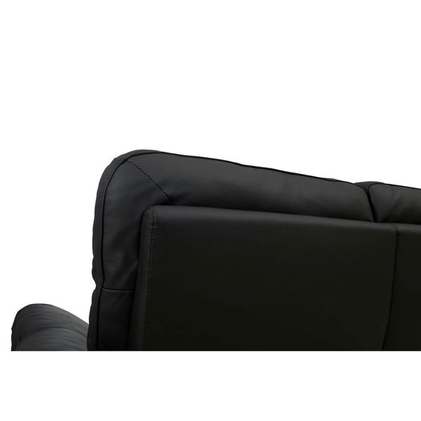 3-Sitzer Elektrisch Relaxsofa Selesta - Schwarz Leder - FURNHOUSE