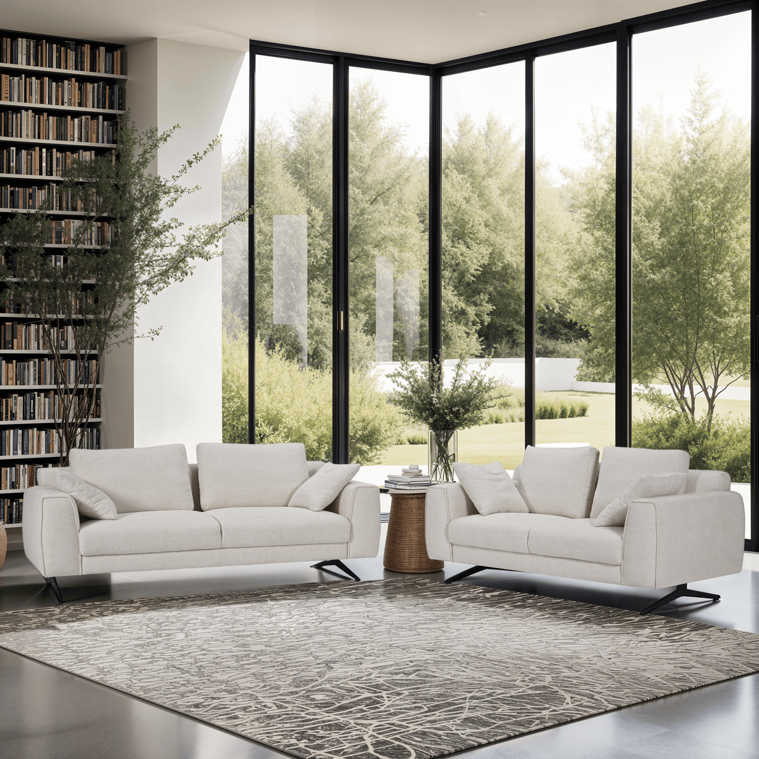 2-Sitzer Sofa Detroit Beige - FURNHOUSE