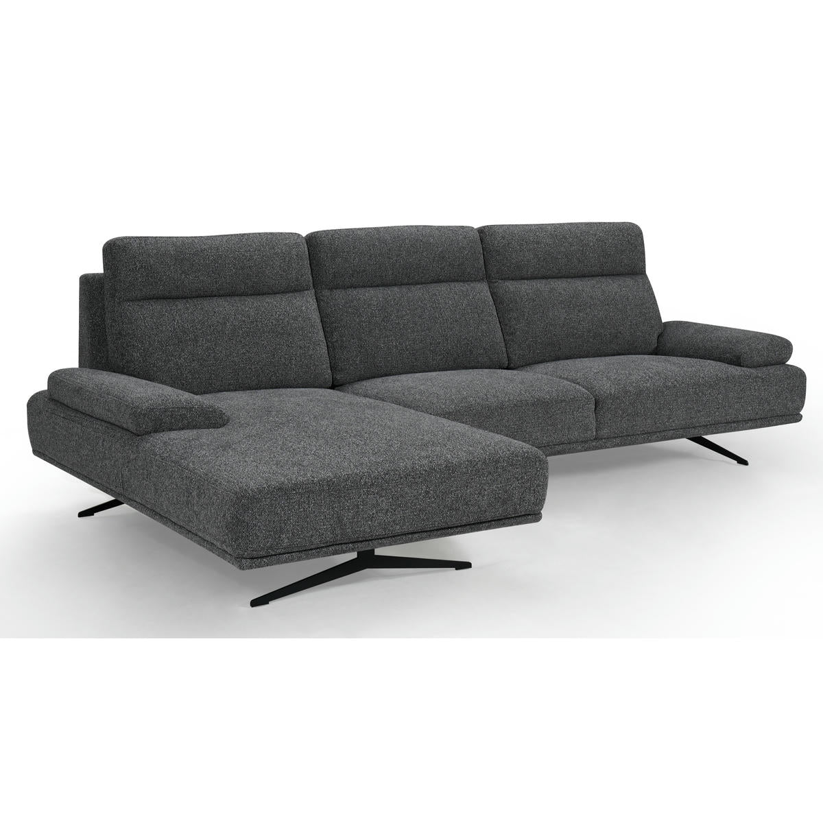4-Sitzer Ecksofa Links Seattle Grau - FURNHOUSE