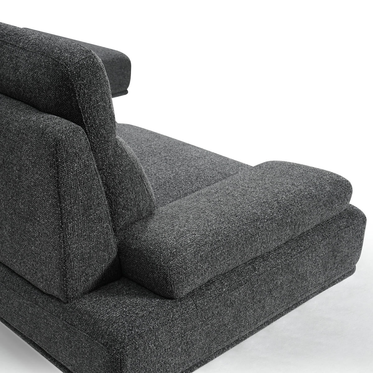4-Sitzer Ecksofa Rechts Seattle Grau - FURNHOUSE