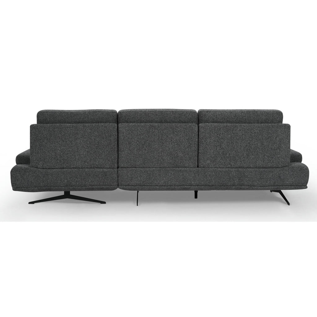 Seattle L-Form Ecksofa Rechts - Stoffbezug Grau