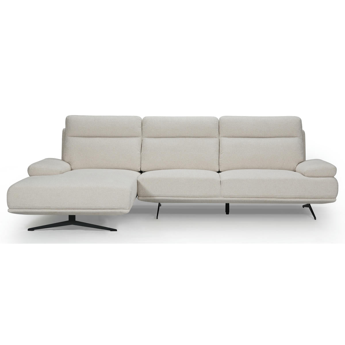 4-Sitzer Ecksofa Links Seattle Beige - FURNHOUSE