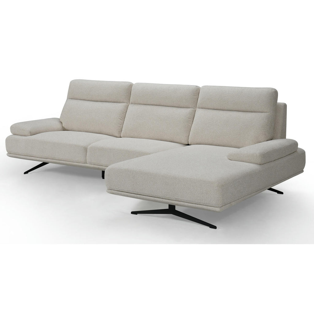 4-Sitzer Ecksofa Rechts Seattle Beige - FURNHOUSE