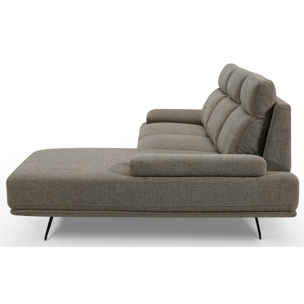 4-Sitzer Ecksofa Rechts Seattle Braun - FURNHOUSE