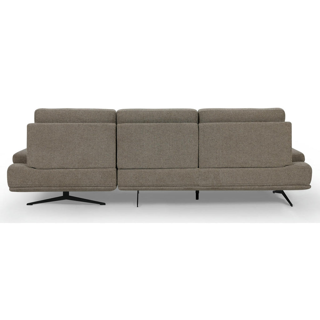 4-Sitzer Ecksofa Rechts Seattle Braun - FURNHOUSE