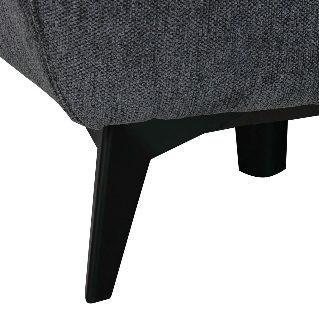 Colorado L-Form Ecksofa Rechts – mit Elektrische Relaxfunktion, USB - Stoffbezug Grau
