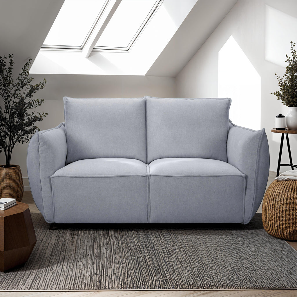 Oslo 2-Sitzer Sofa - Stoffbezug Grau