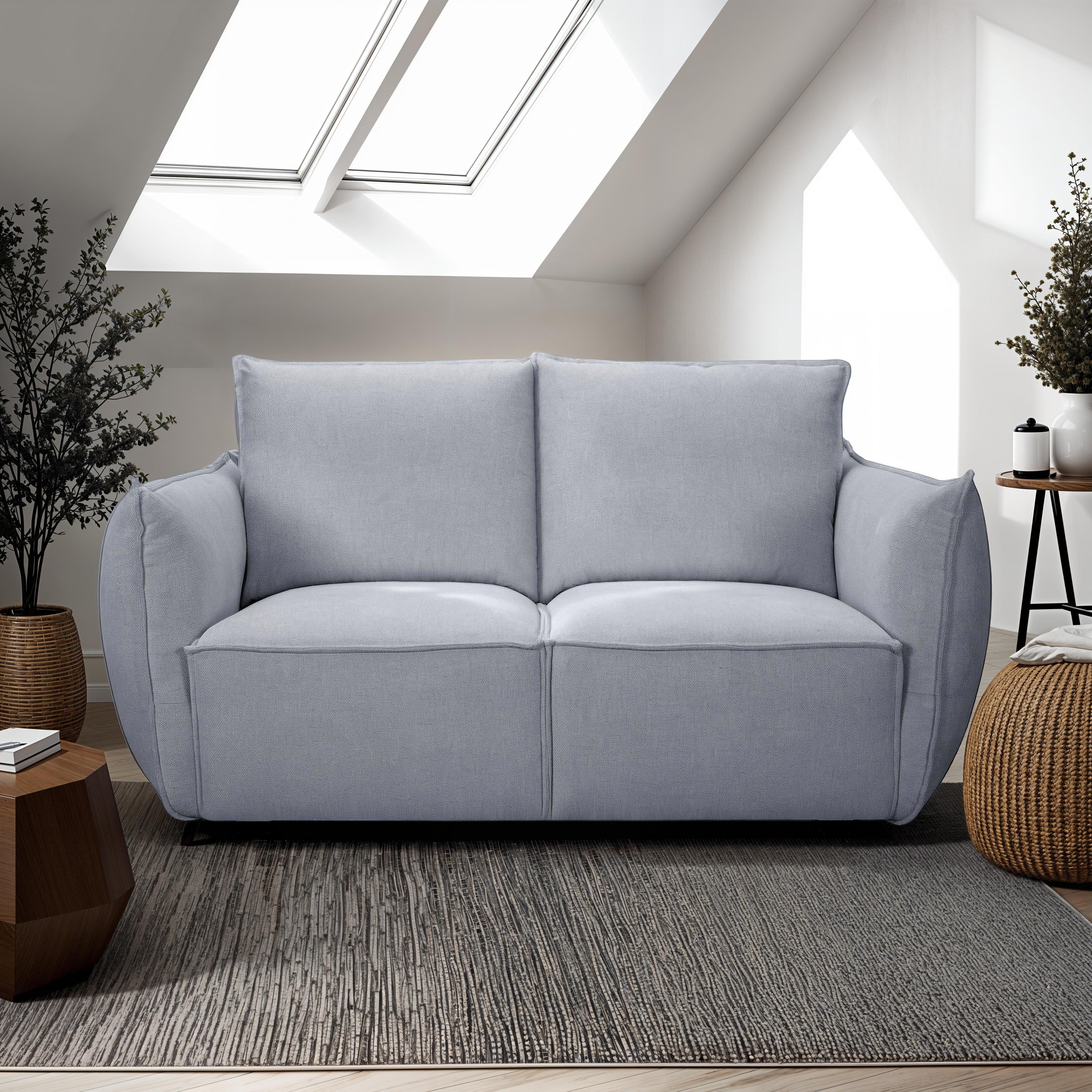 Oslo 2-Sitzer Sofa - Stoffbezug Grau