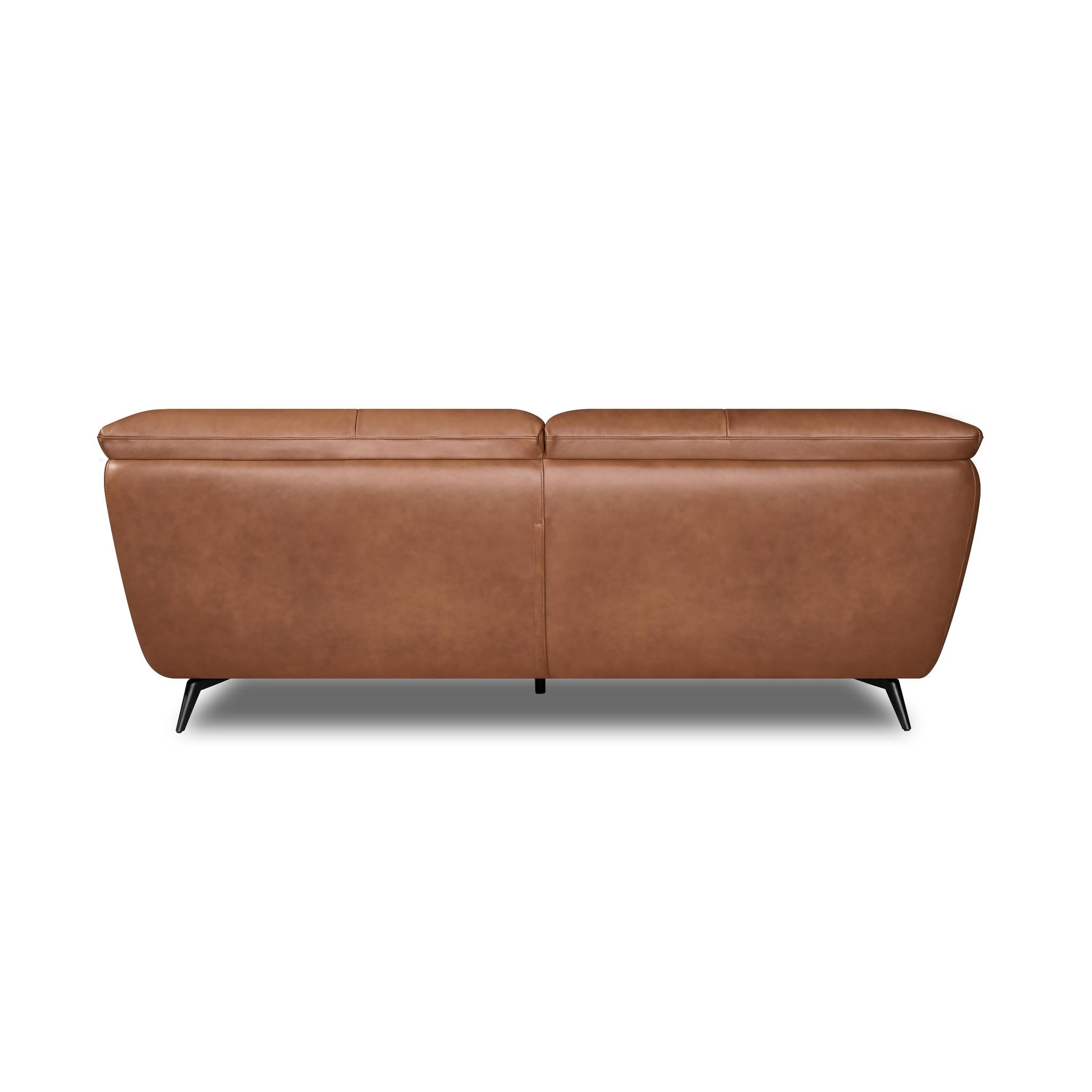 3-Sitzer Ledersofa - Echtleder Cognacbraun Parma - FURNHOUSE