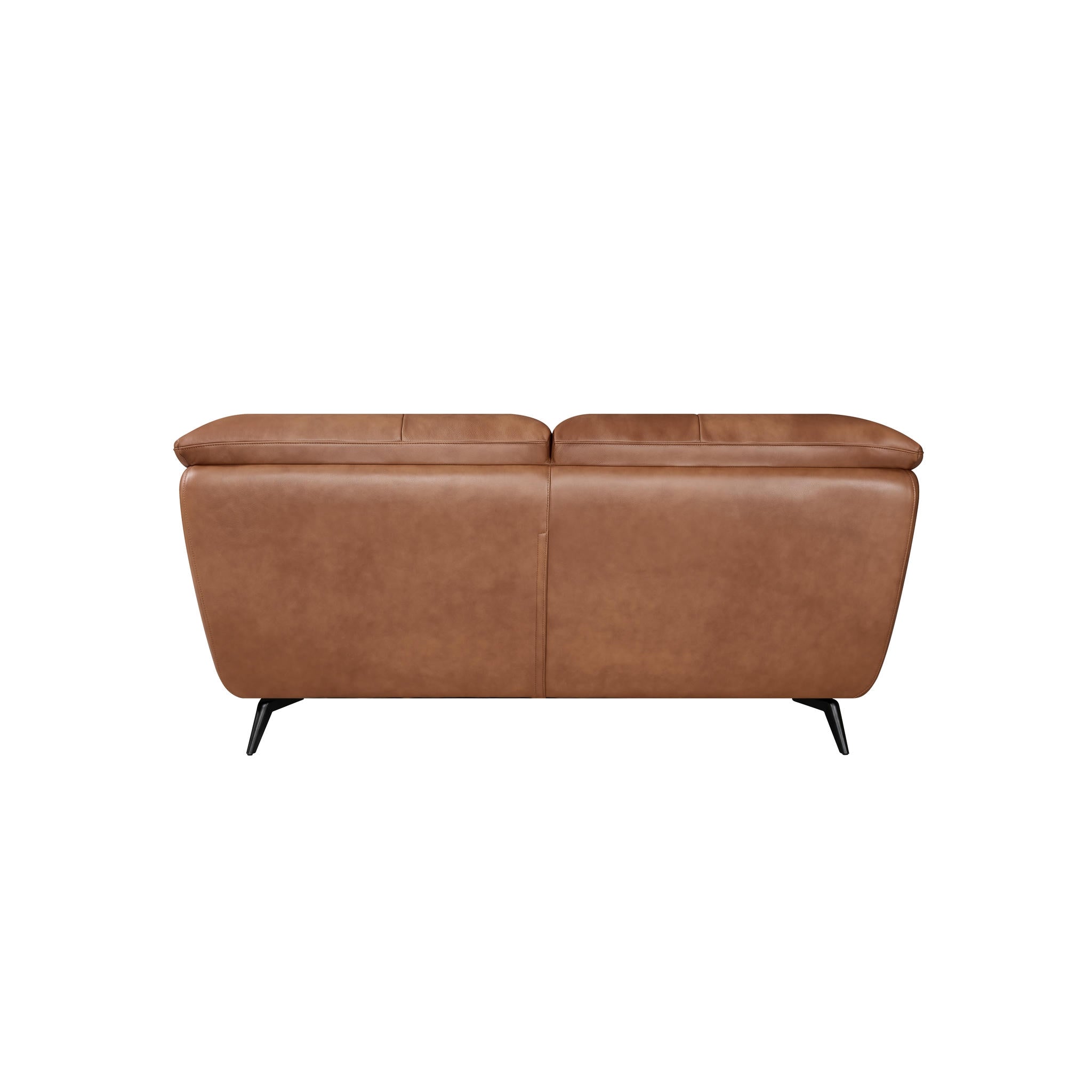 2-Sitzer Ledersofa - Echtleder Cognacbraun Parma - FURNHOUSE