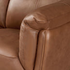 2-Sitzer Ledersofa Parma - Echtleder Cognacbraun, 178 cm - FURNHOUSE