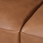 2-Sitzer Ledersofa Parma - Echtleder Cognacbraun, 178 cm - FURNHOUSE