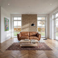 2-Sitzer Ledersofa - Echtleder Cognacbraun Parma - FURNHOUSE