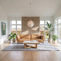 3-Sitzer Ledersofa - Echtleder Kamelbraun Parma - FURNHOUSE