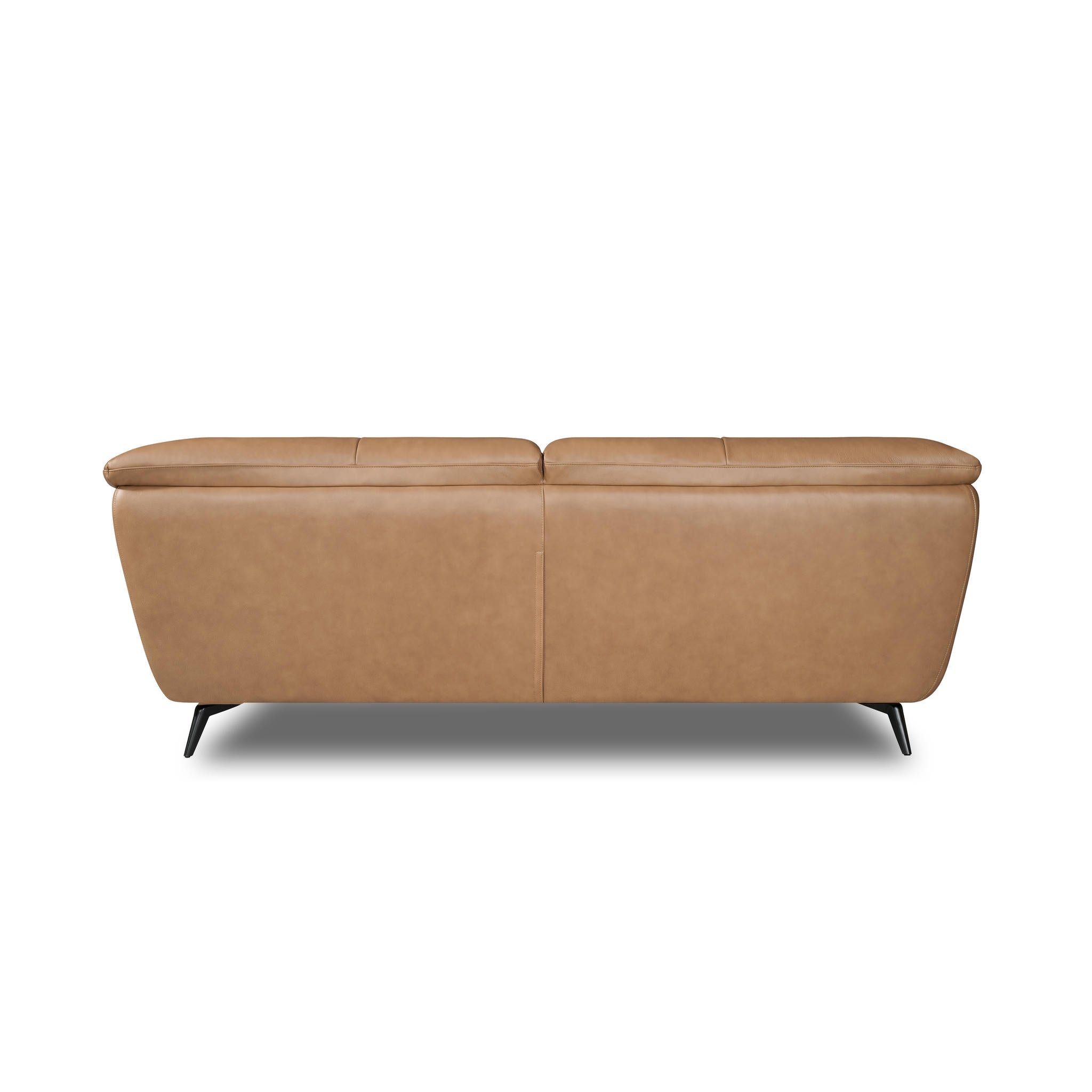 3-Sitzer Ledersofa - Echtleder Kamelbraun Parma - FURNHOUSE