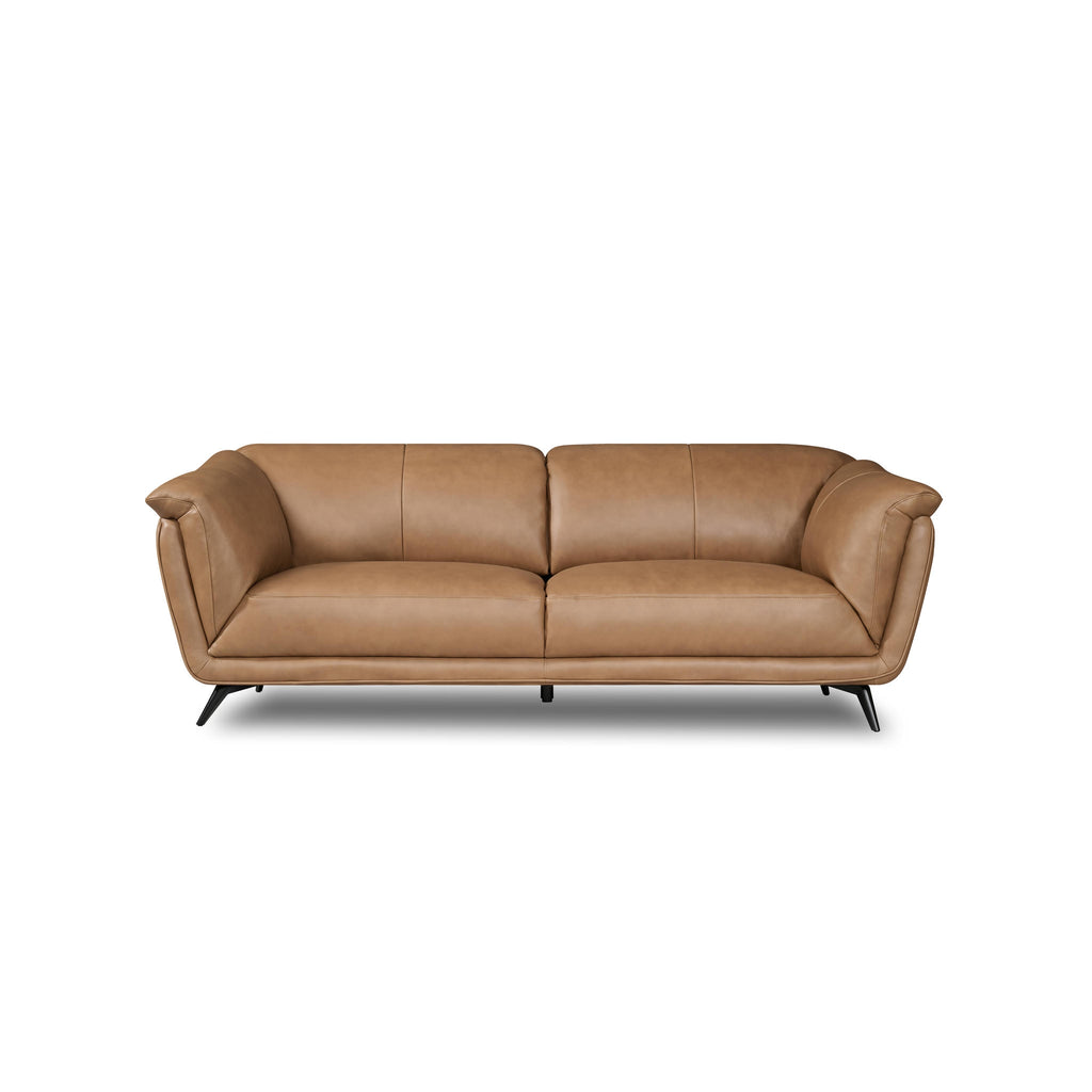 3-Sitzer Ledersofa - Echtleder Kamelbraun Parma - FURNHOUSE