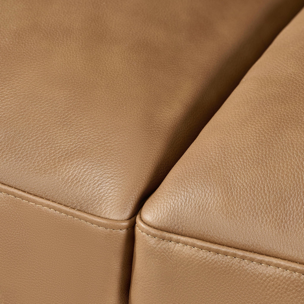 2-Sitzer Ledersofa - Echtleder Kamelbraun Parma - FURNHOUSE