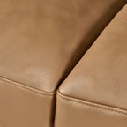 2-Sitzer Ledersofa Parma - Echtleder Kamelbraun, 178 cm - FURNHOUSE