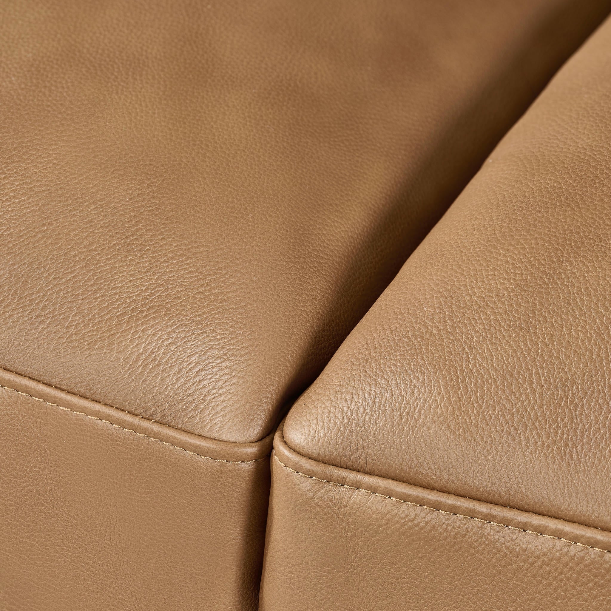 2-Sitzer Ledersofa - Echtleder Kamelbraun Parma - FURNHOUSE