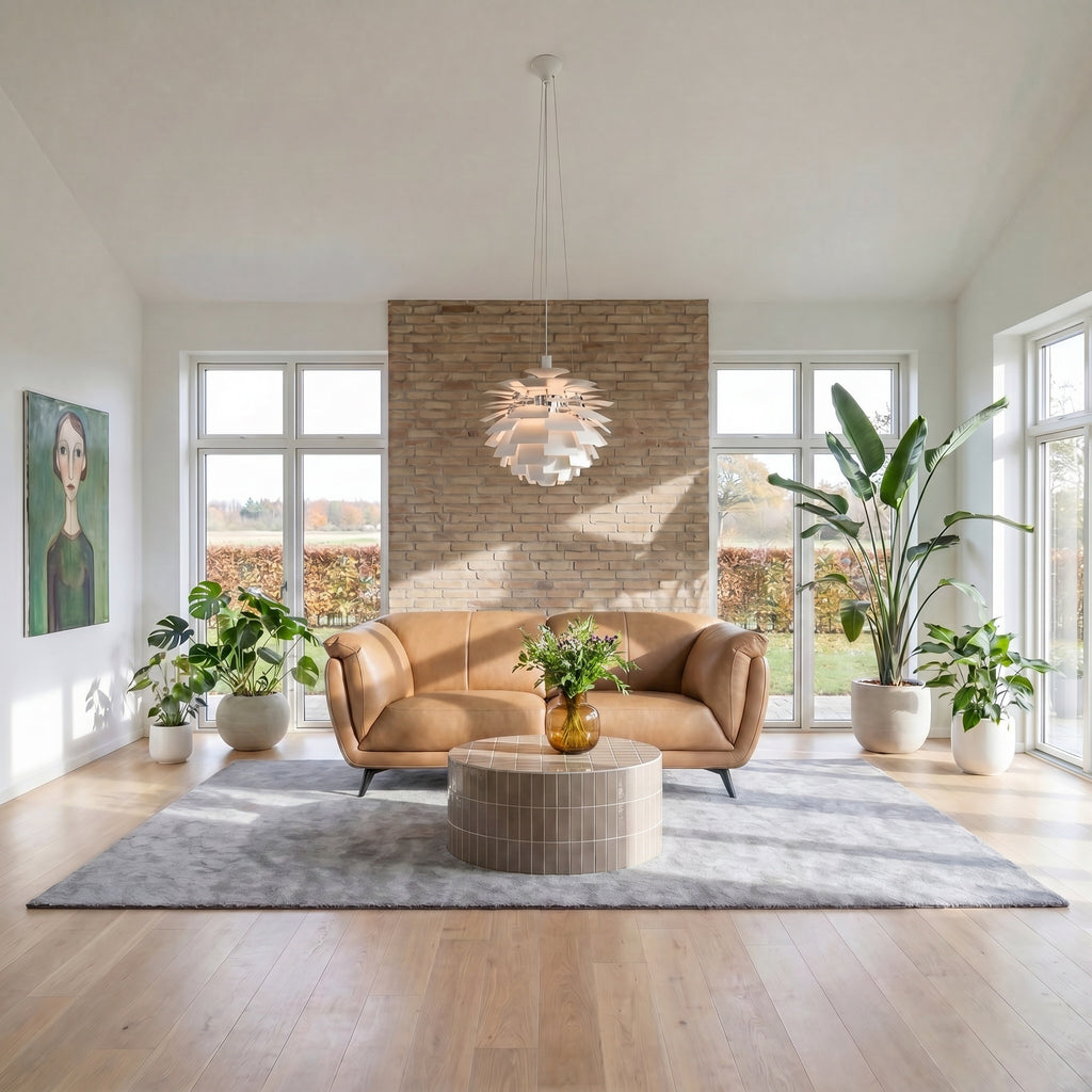 2-Sitzer Ledersofa - Echtleder Kamelbraun Parma - FURNHOUSE