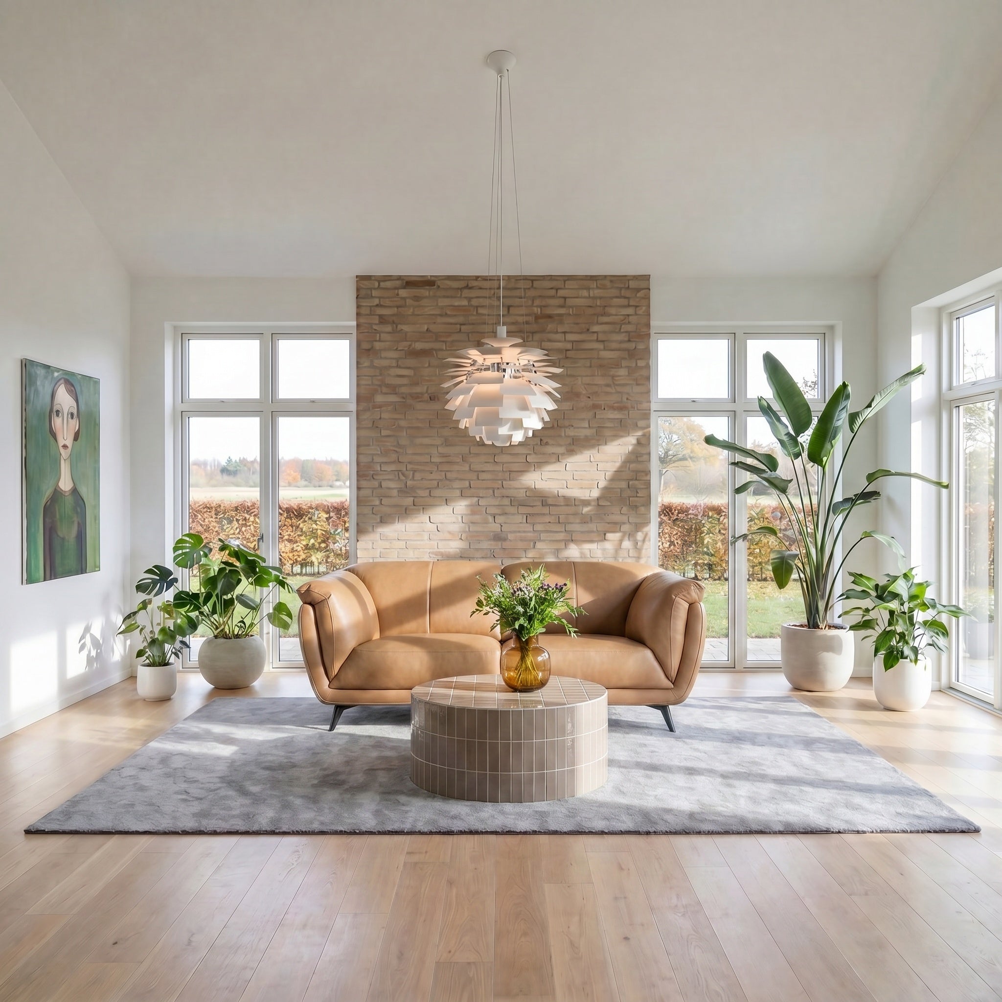 2-Sitzer Ledersofa - Echtleder Kamelbraun Parma - FURNHOUSE