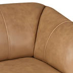 2-Sitzer Ledersofa Parma - Echtleder Kamelbraun, 178 cm - FURNHOUSE