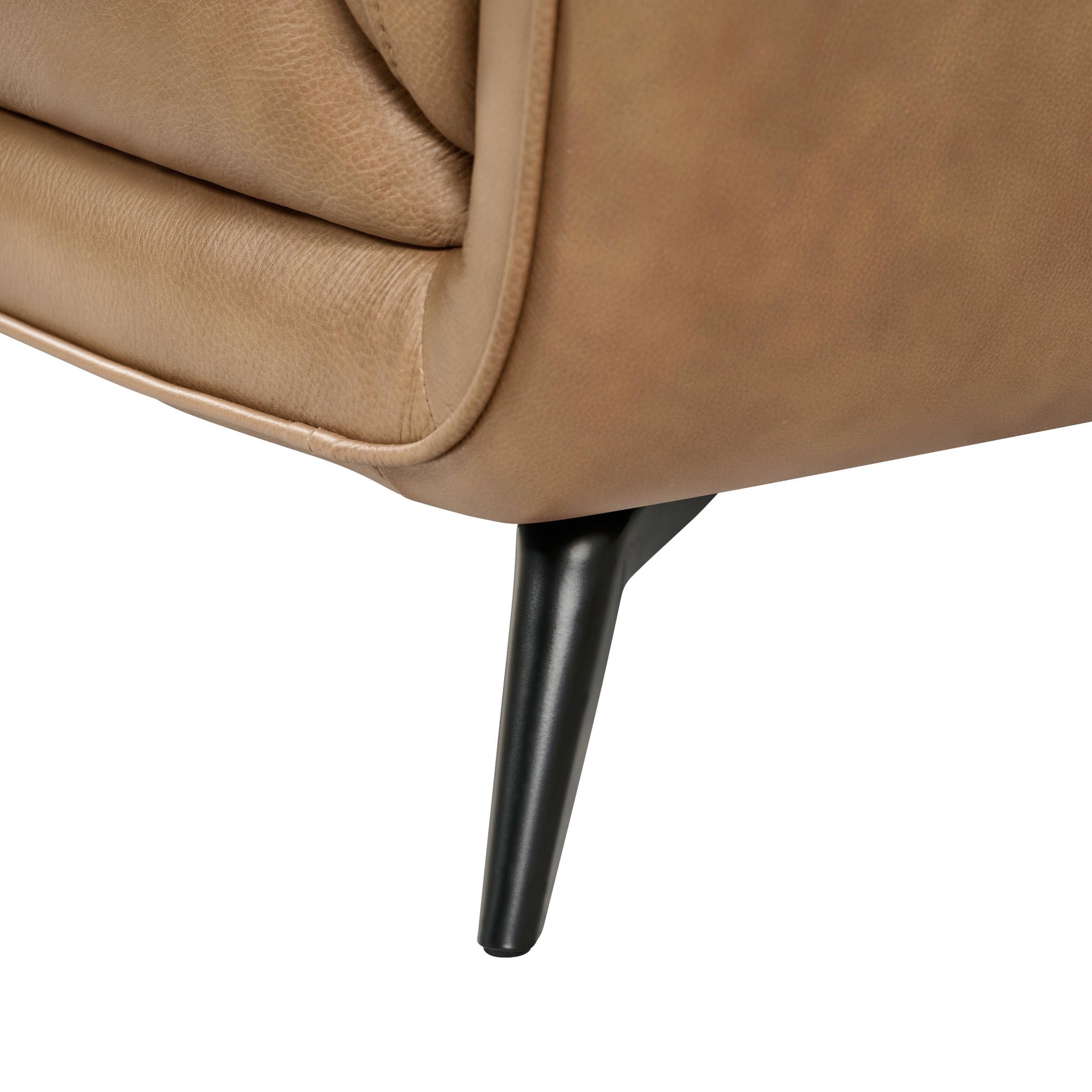 2-Sitzer Ledersofa - Echtleder Kamelbraun Parma - FURNHOUSE