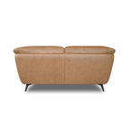 2-Sitzer Ledersofa Parma - Echtleder Kamelbraun, 178 cm - FURNHOUSE