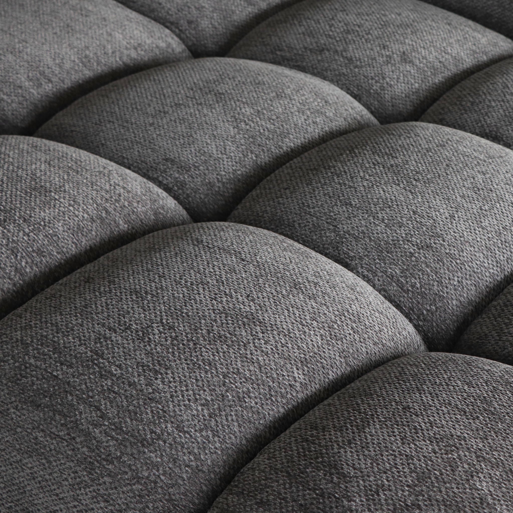 L-Form Ecksofa Links - Stoffbezug Grau Ocean - FURNHOUSE