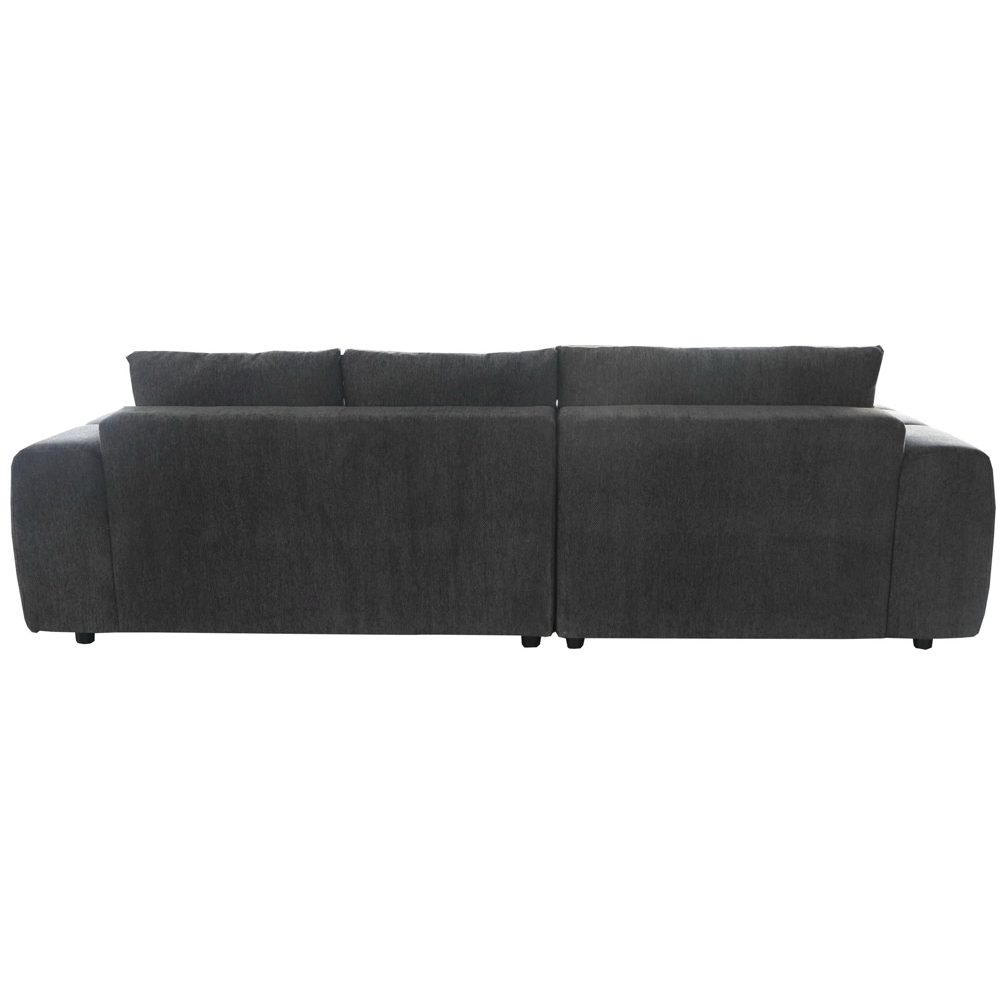 L-Form Ecksofa Links - Stoffbezug Grau Ocean - FURNHOUSE