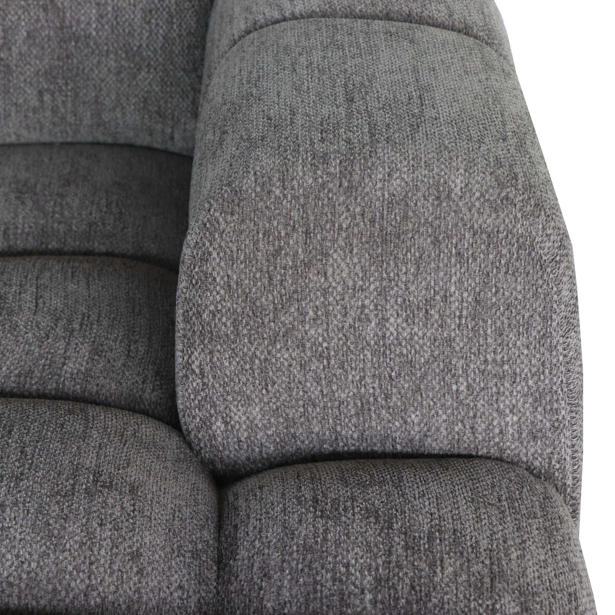 L-Form Ecksofa Links - Stoffbezug Grau Ocean - FURNHOUSE