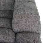 L-Form Ecksofa Rechts Ocean - Stoff Grau, 295 cm - FURNHOUSE