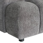 L-Form Ecksofa Rechts Ocean - Stoff Grau, 295 cm - FURNHOUSE