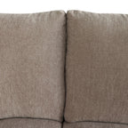 L-Form Ecksofa Links Ocean - Stoff Taupe, 295 cm - FURNHOUSE