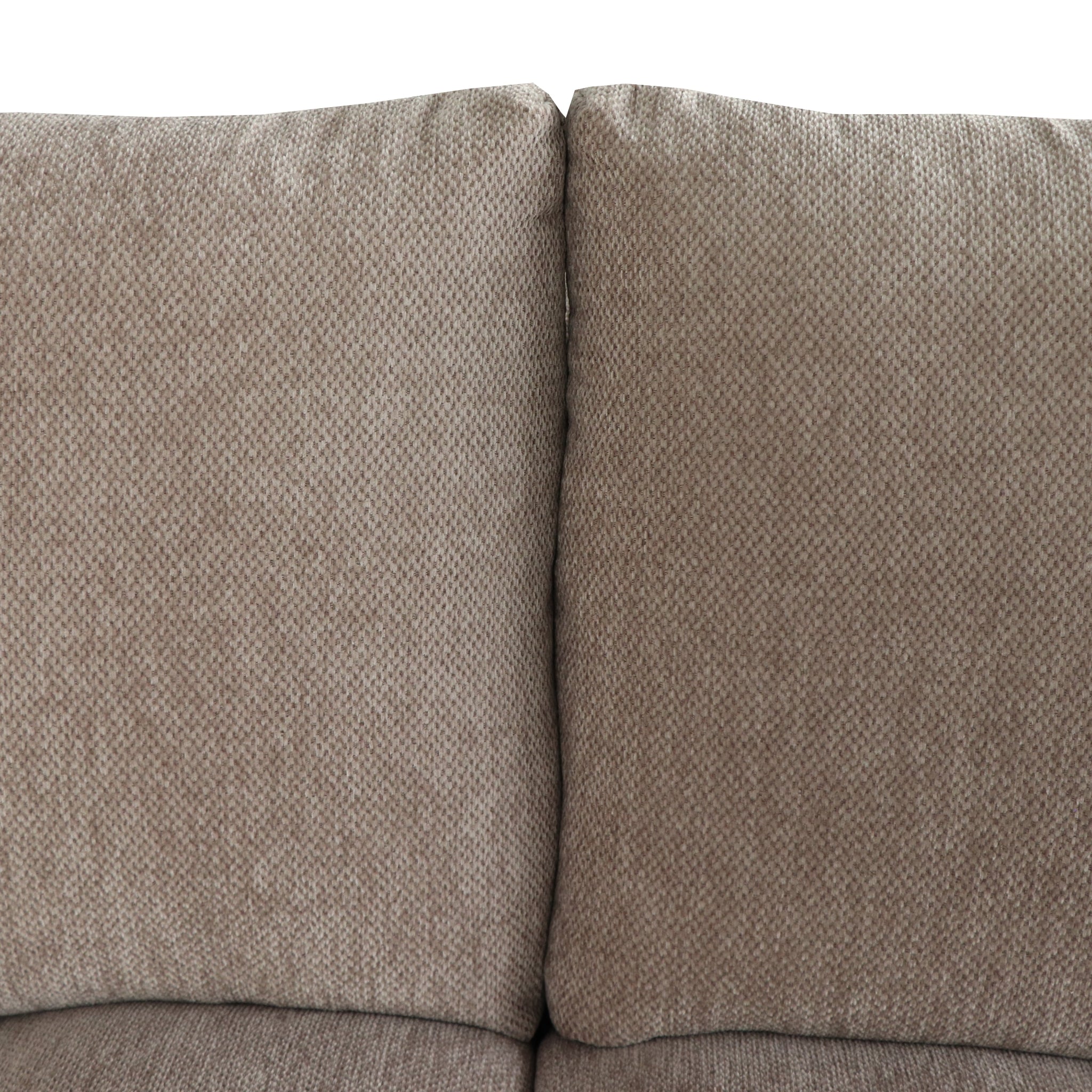 L-Form Ecksofa Links - Stoffbezug Taupe Ocean - FURNHOUSE
